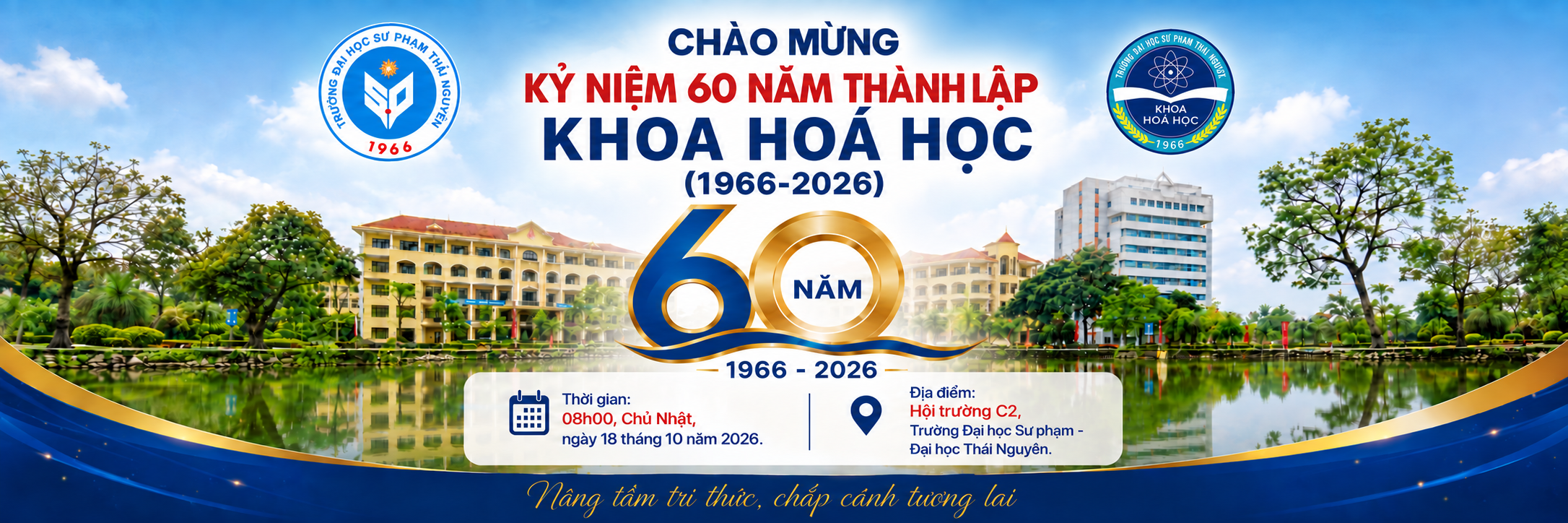 Banner Kỷ niệm 60 năm Khoa Hoá học
